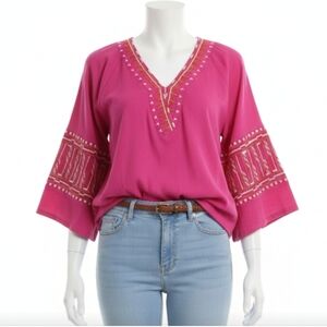 Piper Barbicore Pink  Blouse Top  size small
